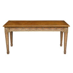 Italian 19th Century Louis XVI St. Patinated And Mecca Table