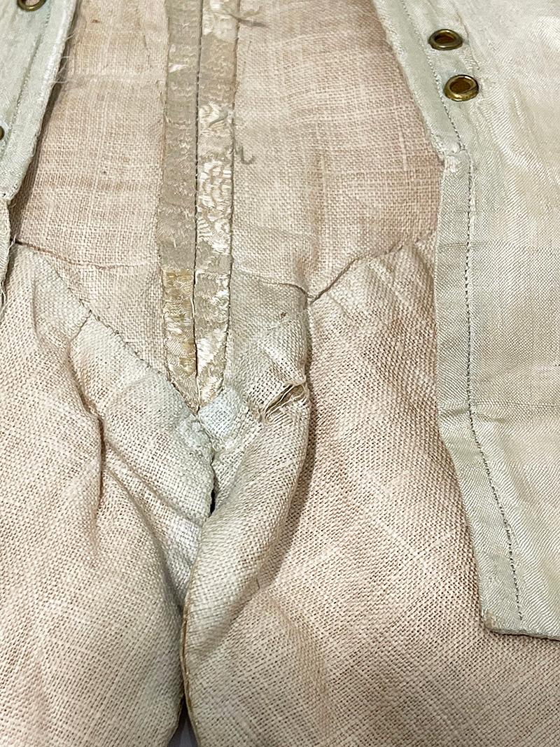 Italian 19th Century male waistcoat and female top For Sale 3