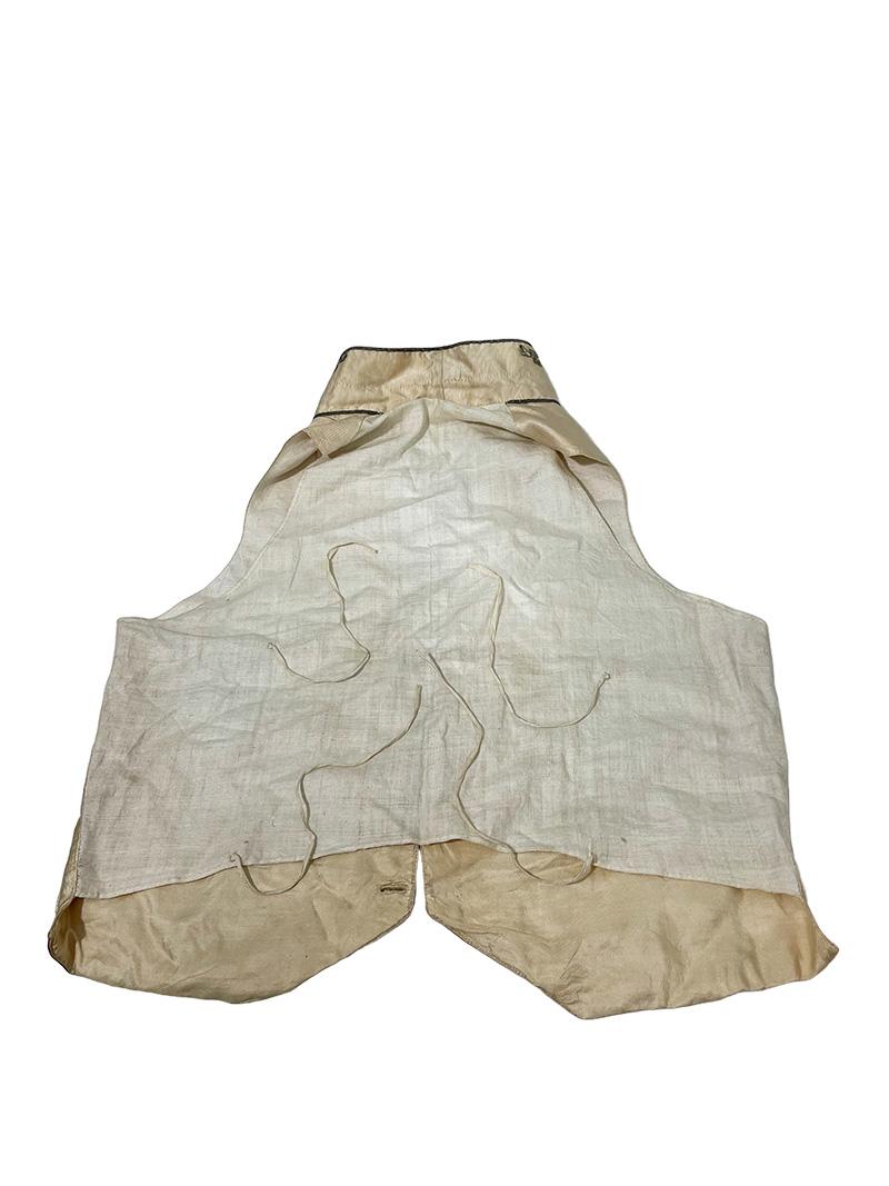 Italian 19th Century male waistcoat and female top For Sale 5