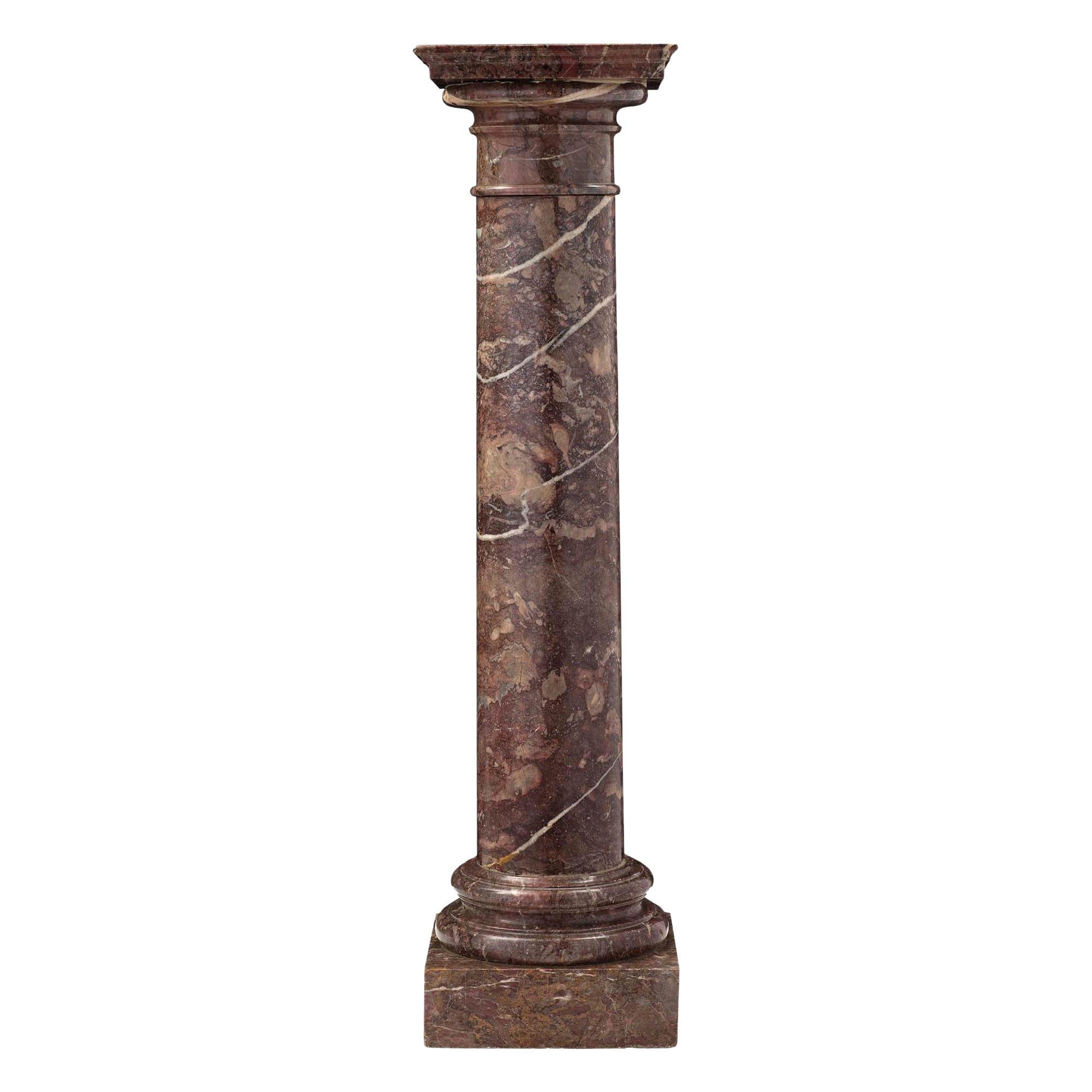 Italian 19th Century Marble Pedestal