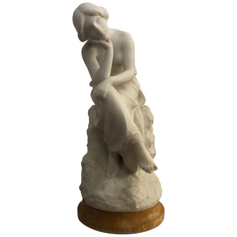 Italian 19th Century Marble Sculpture For Sale