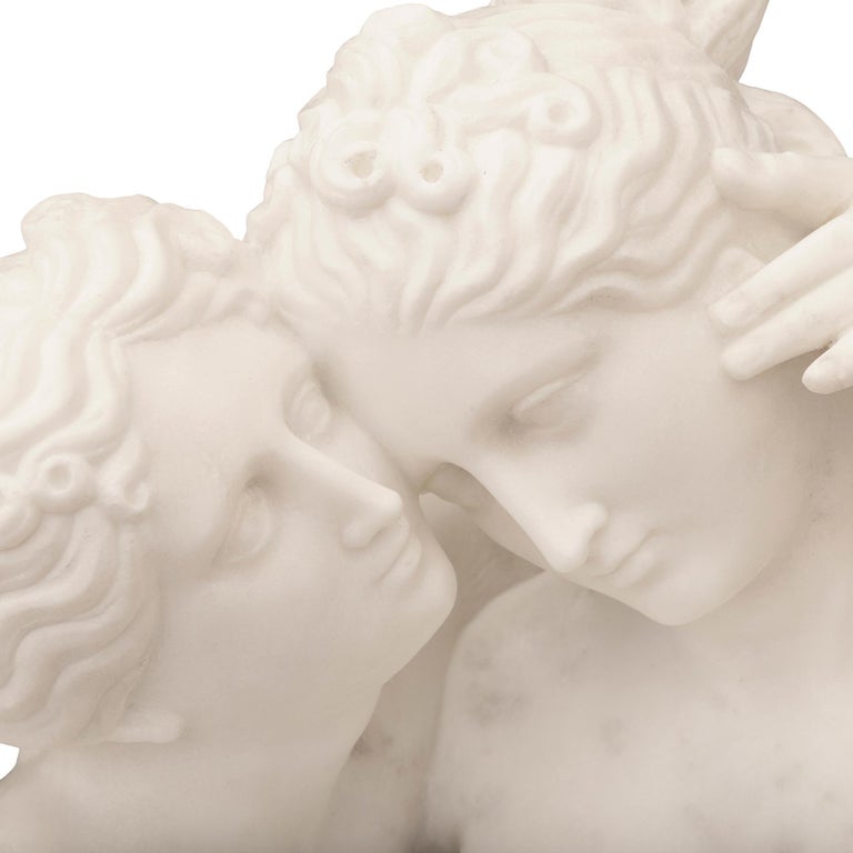 Italian 19th Century Marble Statue of the Three Graces For Sale at 1stDibs