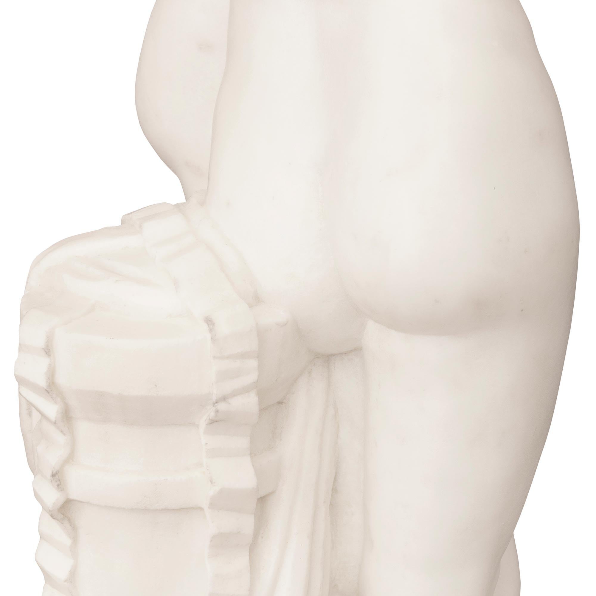 Italian 19th Century Marble Statue of the Three Graces For Sale 2