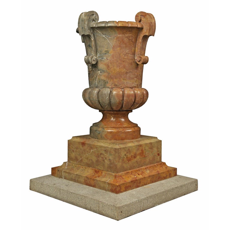 Italian 19th Century Marble Urn For Sale at 1stDibs