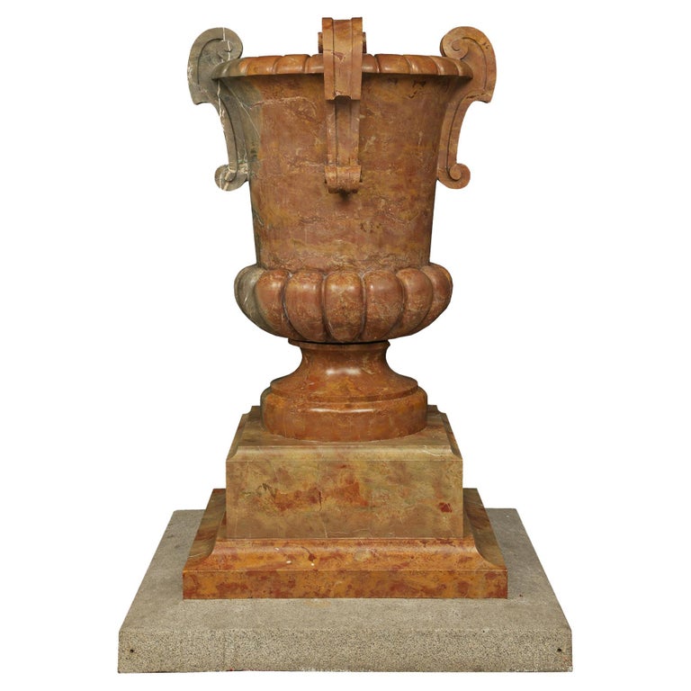 Italian 19th Century Marble Urn For Sale at 1stDibs