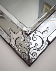 Italian 19th Century Mirror-Framed Mirror