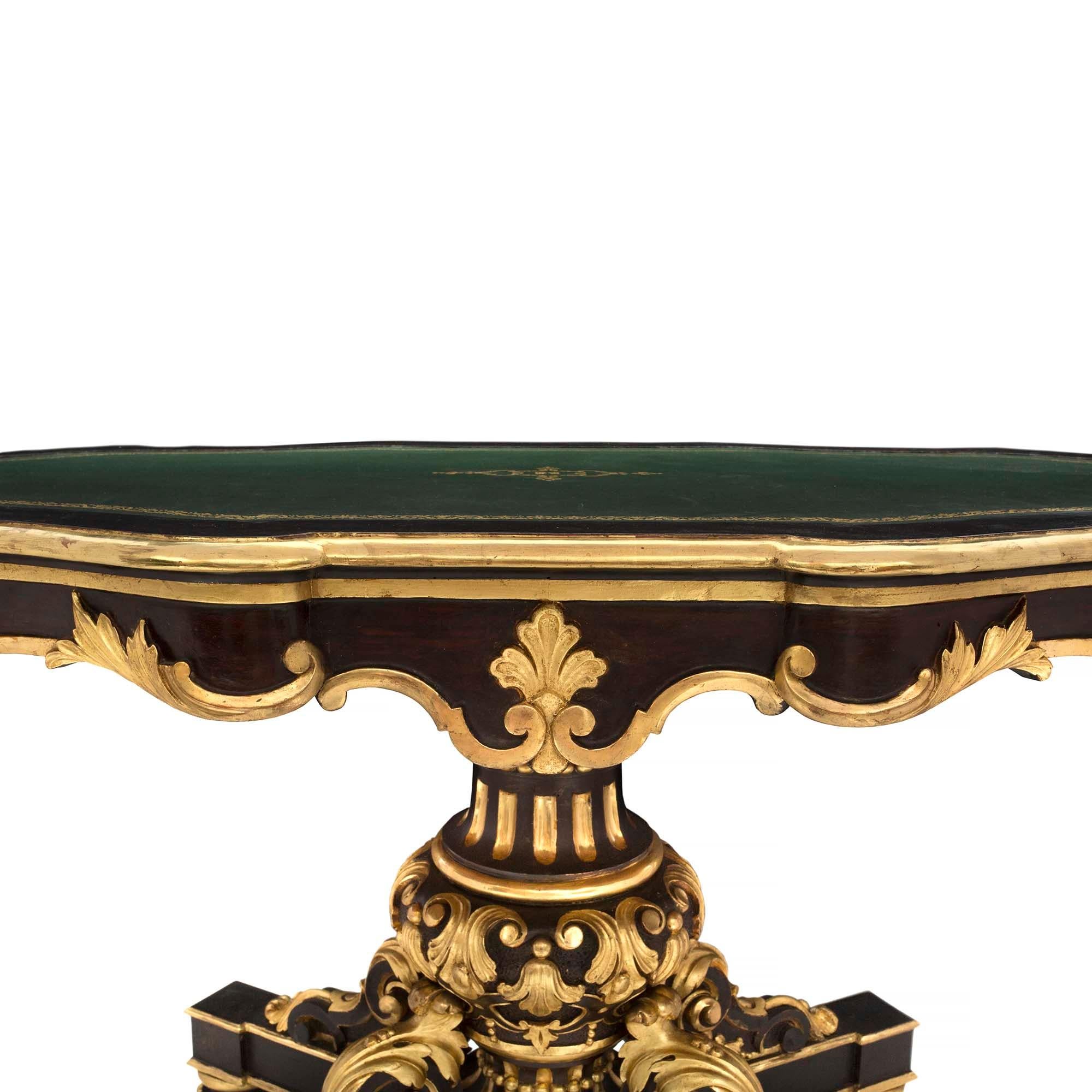 Italian 19th Century Napoleon III Period Center Table 4