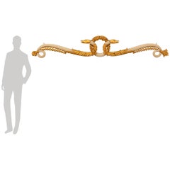 Italian 19th century Neo-Classical st. Giltwood and patinated Wood wall decor