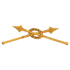Italienisch 19. Jahrhundert Neo-Klassische St. Giltwood Wanddekor
