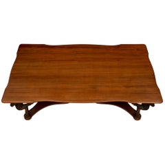 Italian 19th Century Neo-Classical St. Mahogany Center Table
