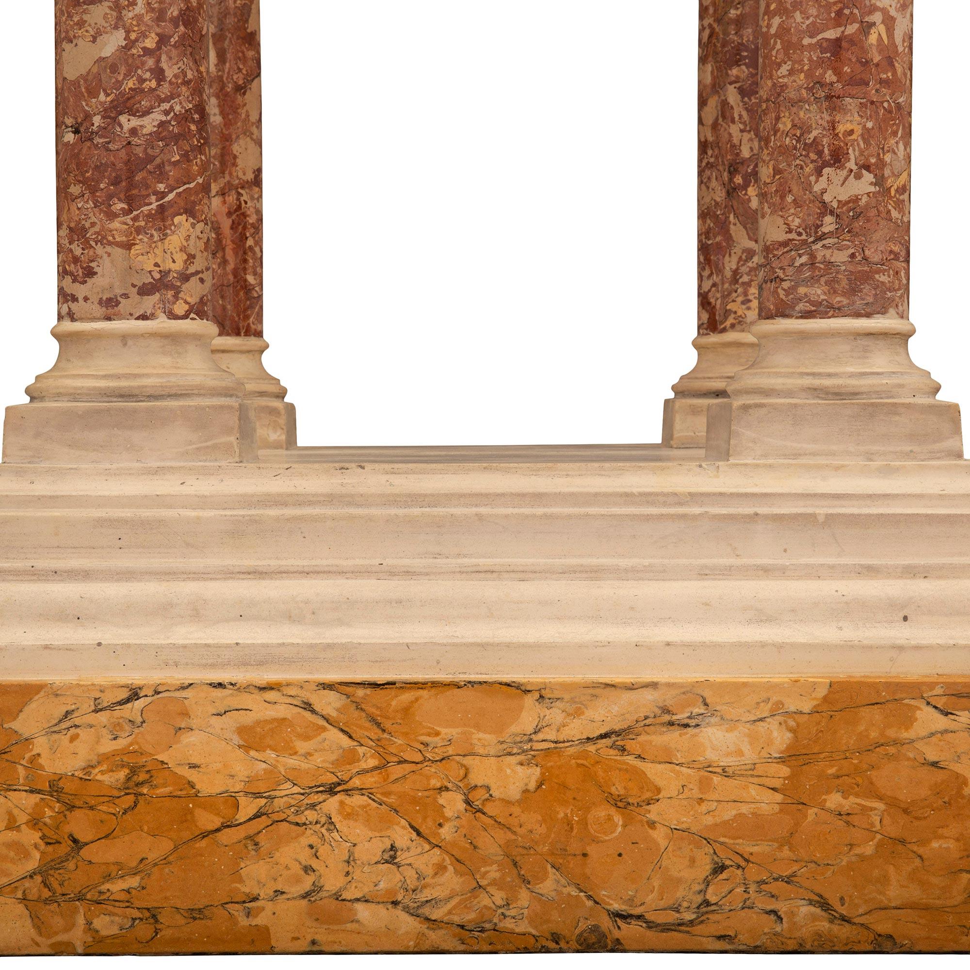 Italian 19th Century Neo-Classical St. Scagliola Pedestal Column For Sale 5