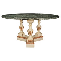 Italian 19th Century Neoclassical Style Marble Center Table