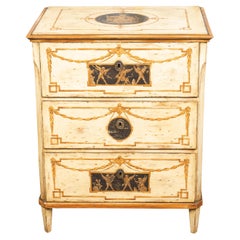 Italian 19th Century Neoclassical Style Painted Commode with Mythological Scenes