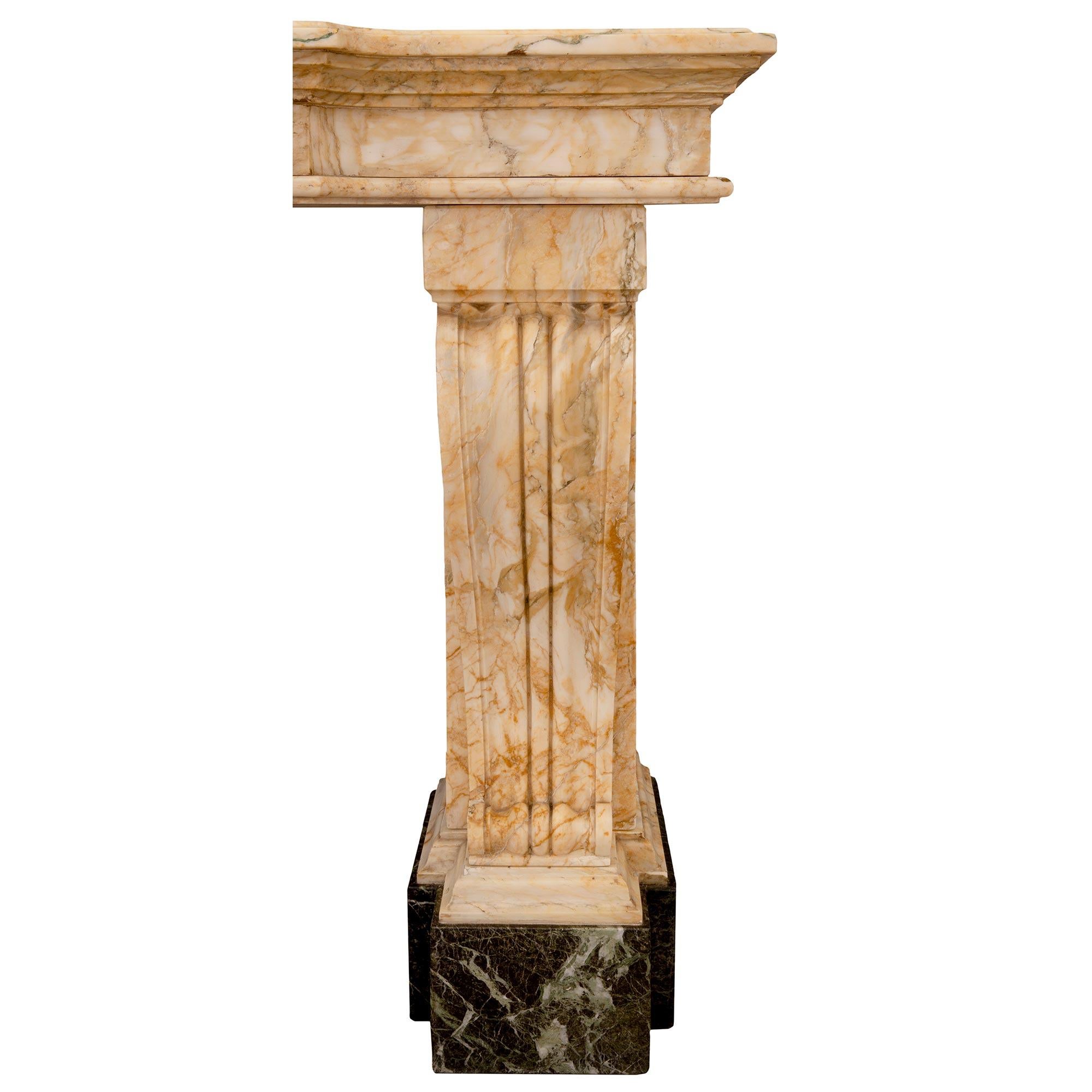 Italian 19th Century Neoclassical Style Sarrancolin and Marble Console For Sale 7
