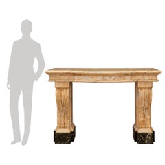 Italian 19th Century Neoclassical Style Sarrancolin and Marble Console