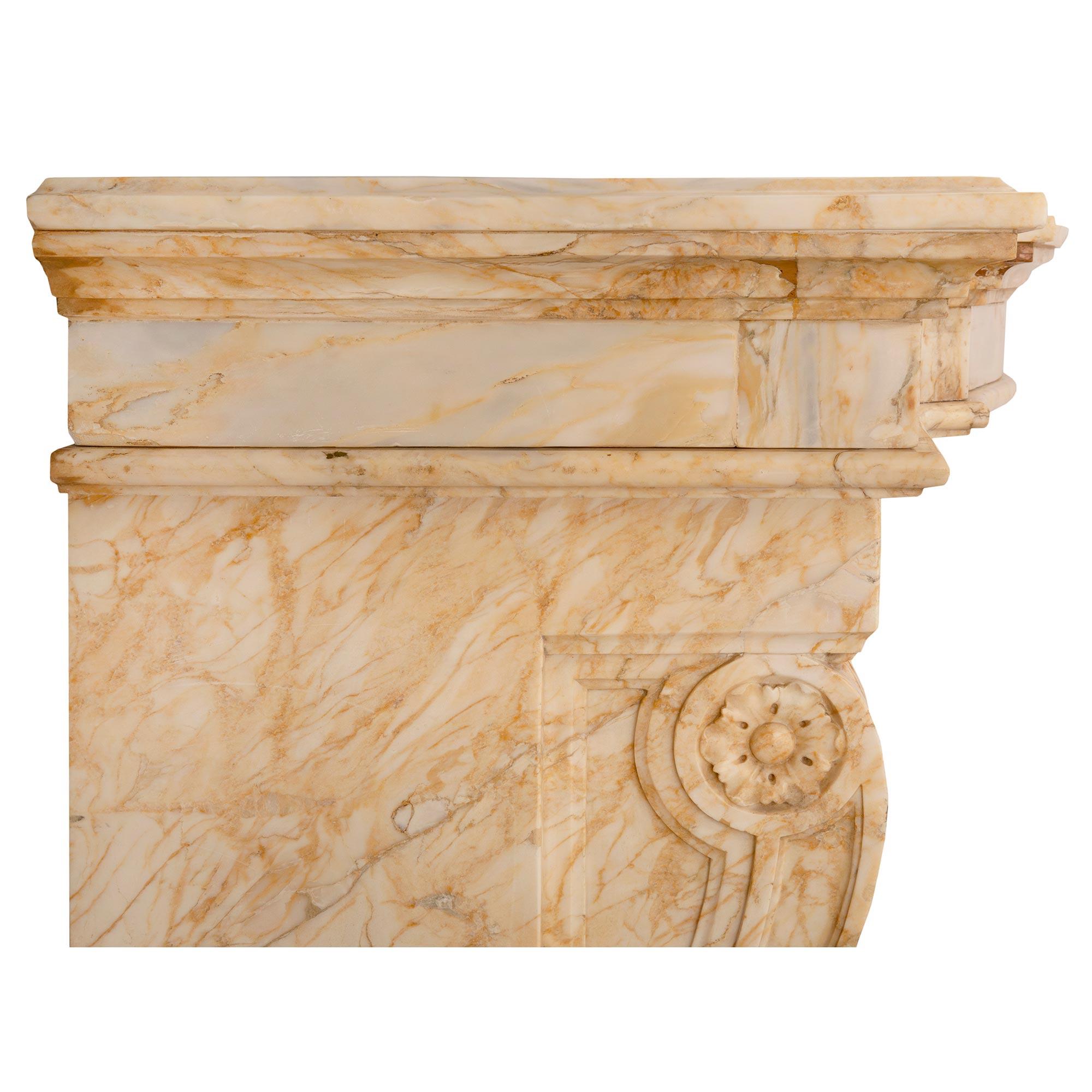 Italian 19th Century Neoclassical Style Sarrancolin and Marble Console For Sale 5