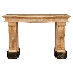 Italian 19th Century Neoclassical Style Sarrancolin and Marble Console