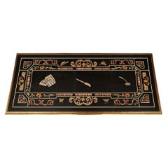 Italian 19th Century Neoclassical Style Scagliola and Giltwood Plateau