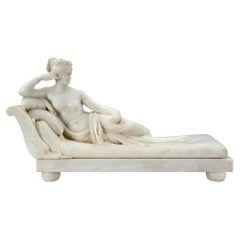 Italian 19th Century Neoclassical White Carrara Marble Sculpture