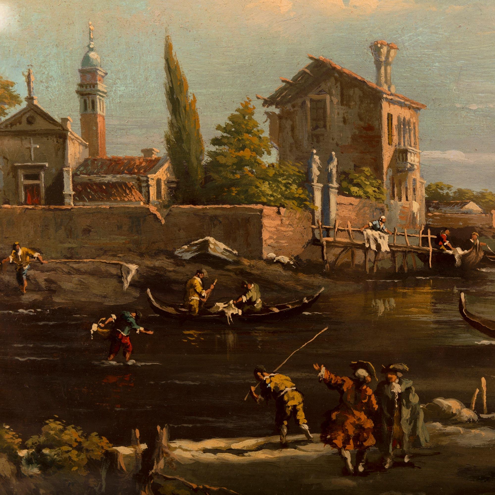 Pittura ad olio su tela del XIX secolo In condizioni buone in vendita a West Palm Beach, FL