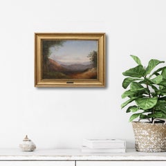 Italian 19th Century Oil Painting on Canvas, Panoramic View of Naples