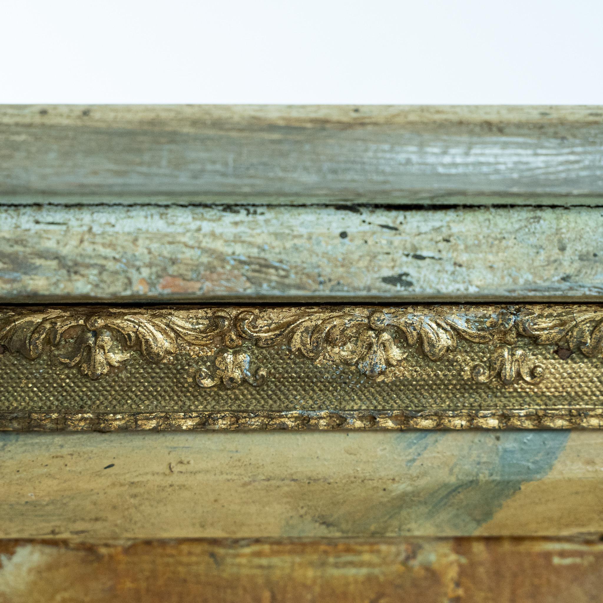 Italian 19th Century Painted Wood Pedestal Hecho a mano en venta