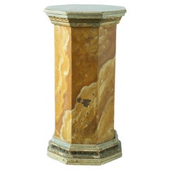 Italian 19th Century Painted Wood Pedestal