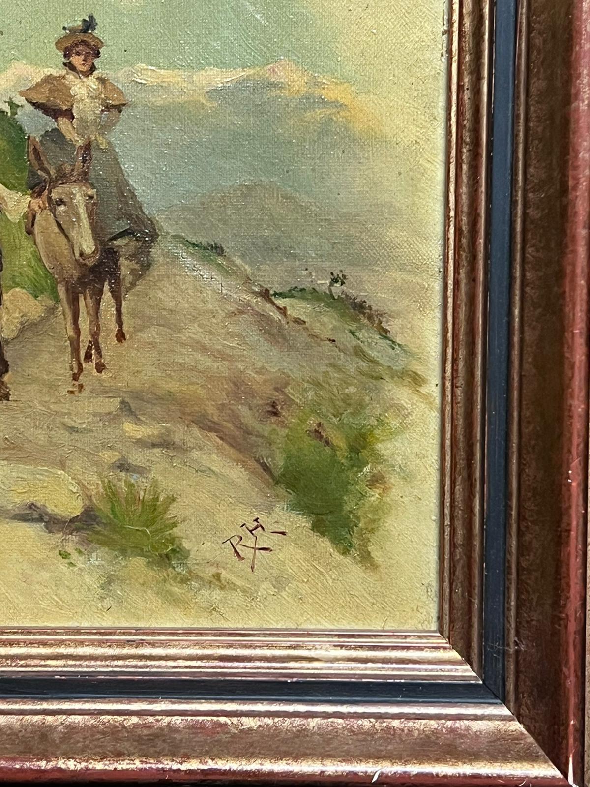 El puerto de montaña
Escuela italiana, siglo XIX
iniciales firmadas óleo sobre lienzo, enmarcado
enmarcado: 13 x 11 pulgadas
lienzo: 10 x 7,5 pulgadas
procedencia: colección privada, Francia
estado: muy bueno y en buen estado