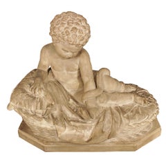 Italian 19th Century Plaster Statue of Young Baby Hercules