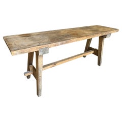 Antique Italian 19th Century Primitive Console