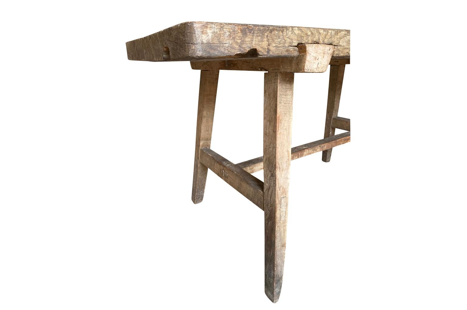 Italian 19th Century Primitive Table For Sale 2