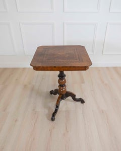 Italian 19th Century Rolo Inlaid Center Table