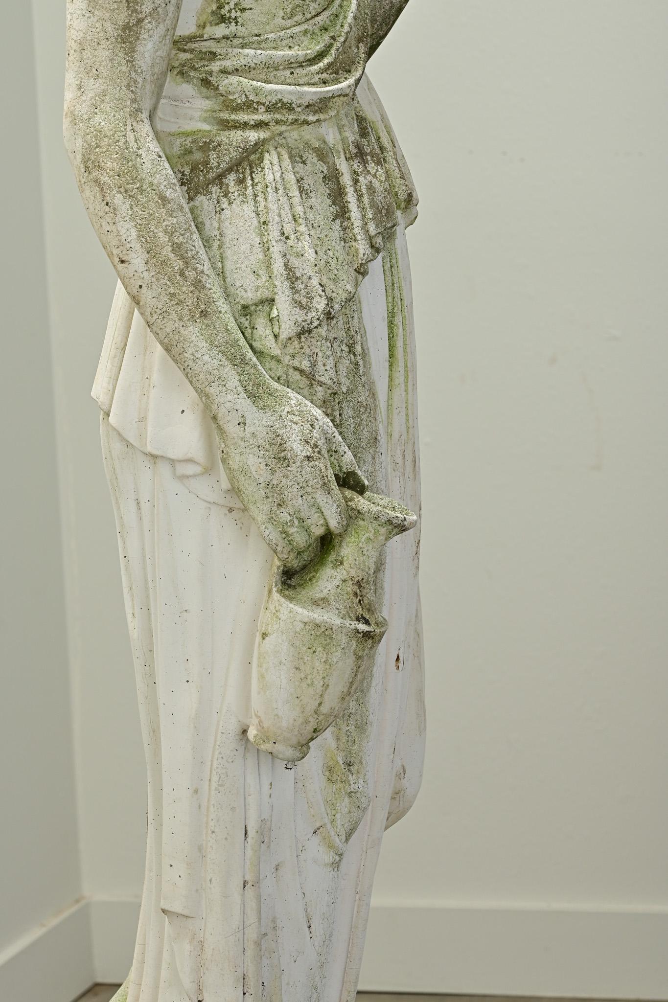 Italian 19th Century Statue of Greek Goddess, Hebe 7