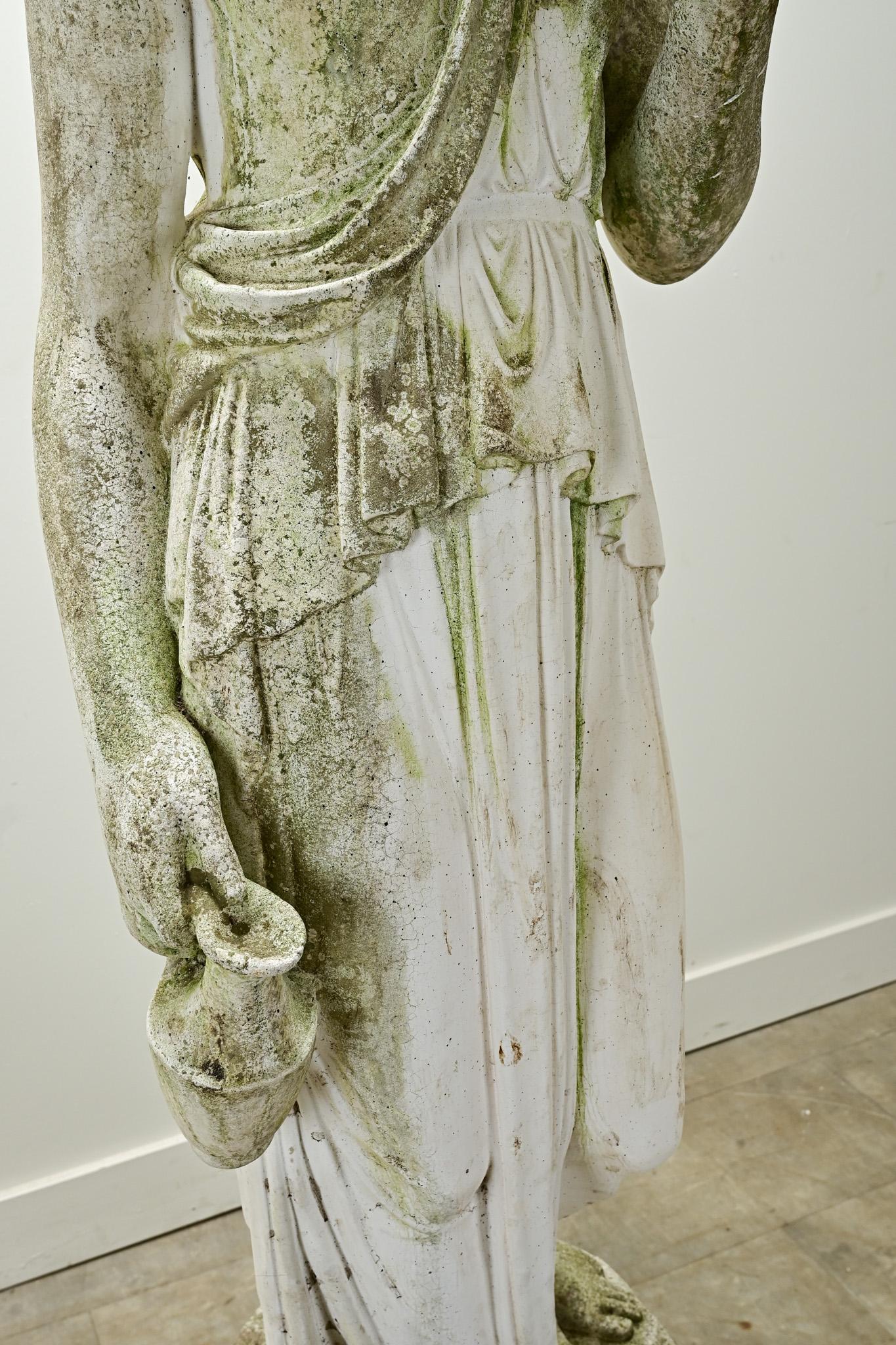 Italian 19th Century Statue of Greek Goddess, Hebe 11