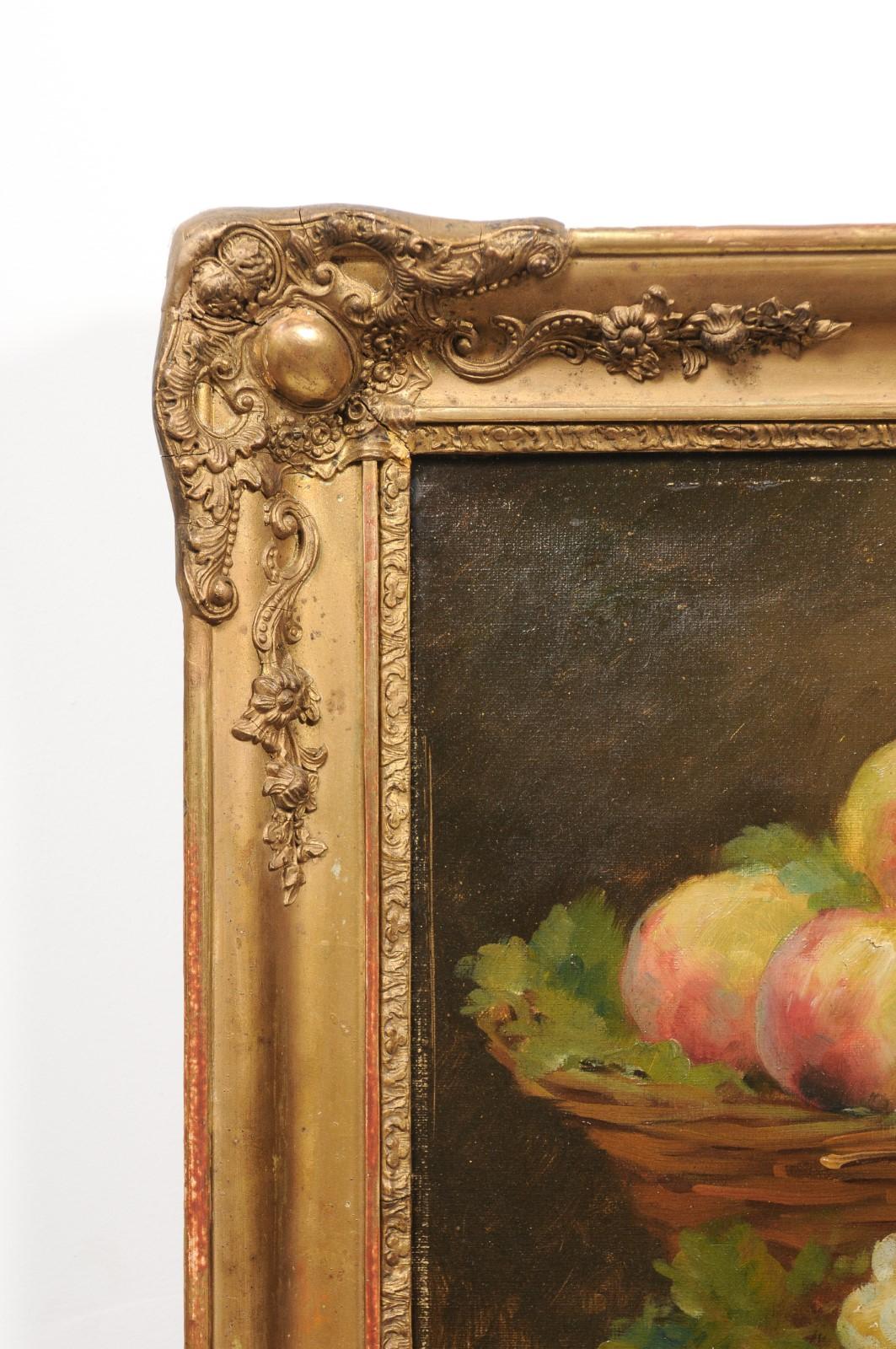 antique fruit painting