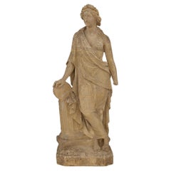 Italian 19th century Stone allegorical statue