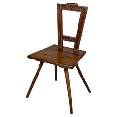 Italian 19th century style chair in wood, 1930s