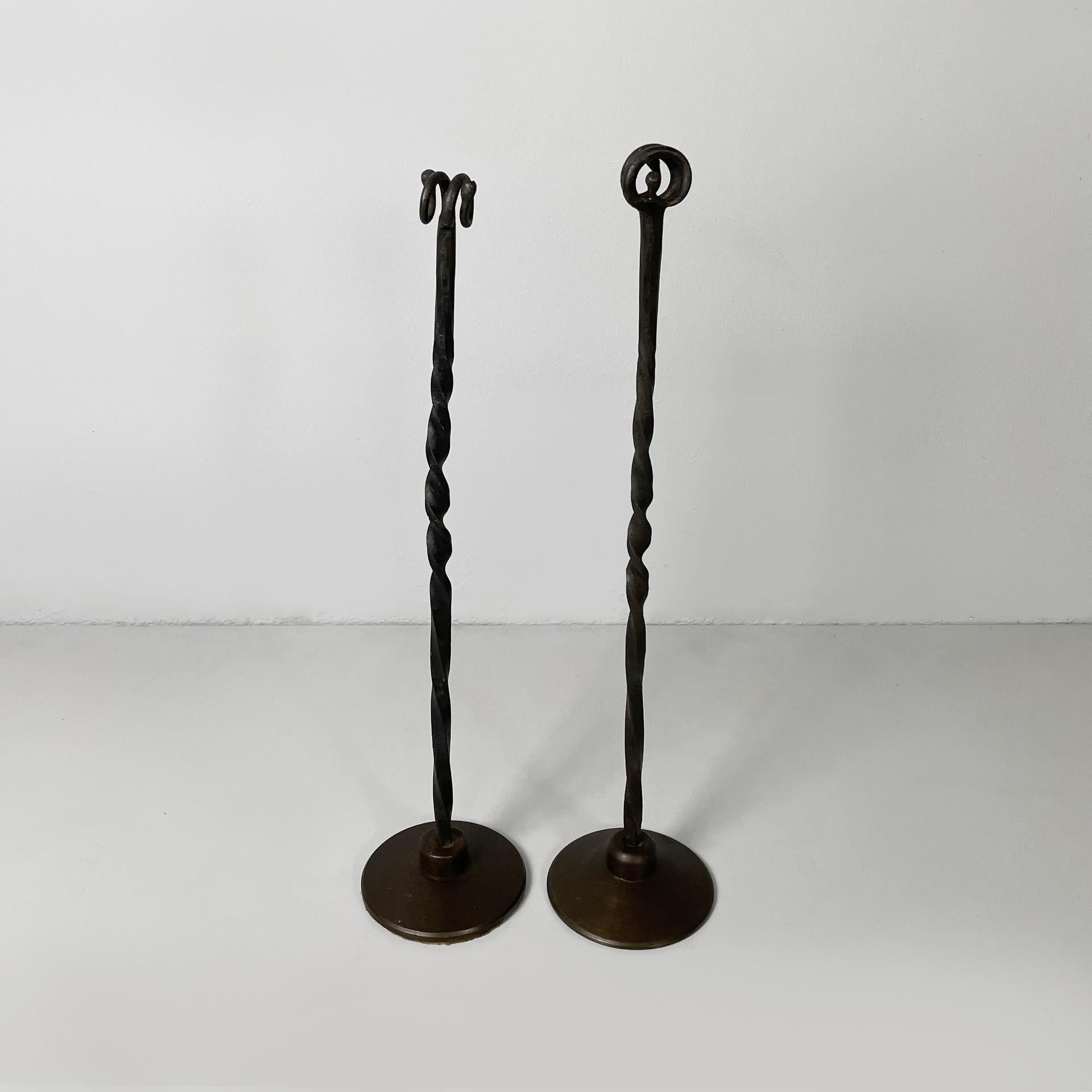 Tope de puerta italiano estilo siglo XIX en hierro forjado, años 30 Italiano en venta