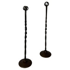 Italian 19th-century style doorstop in wrought iron, 1930s Italian 19th-century style doorstop in wrought iron, 1930s