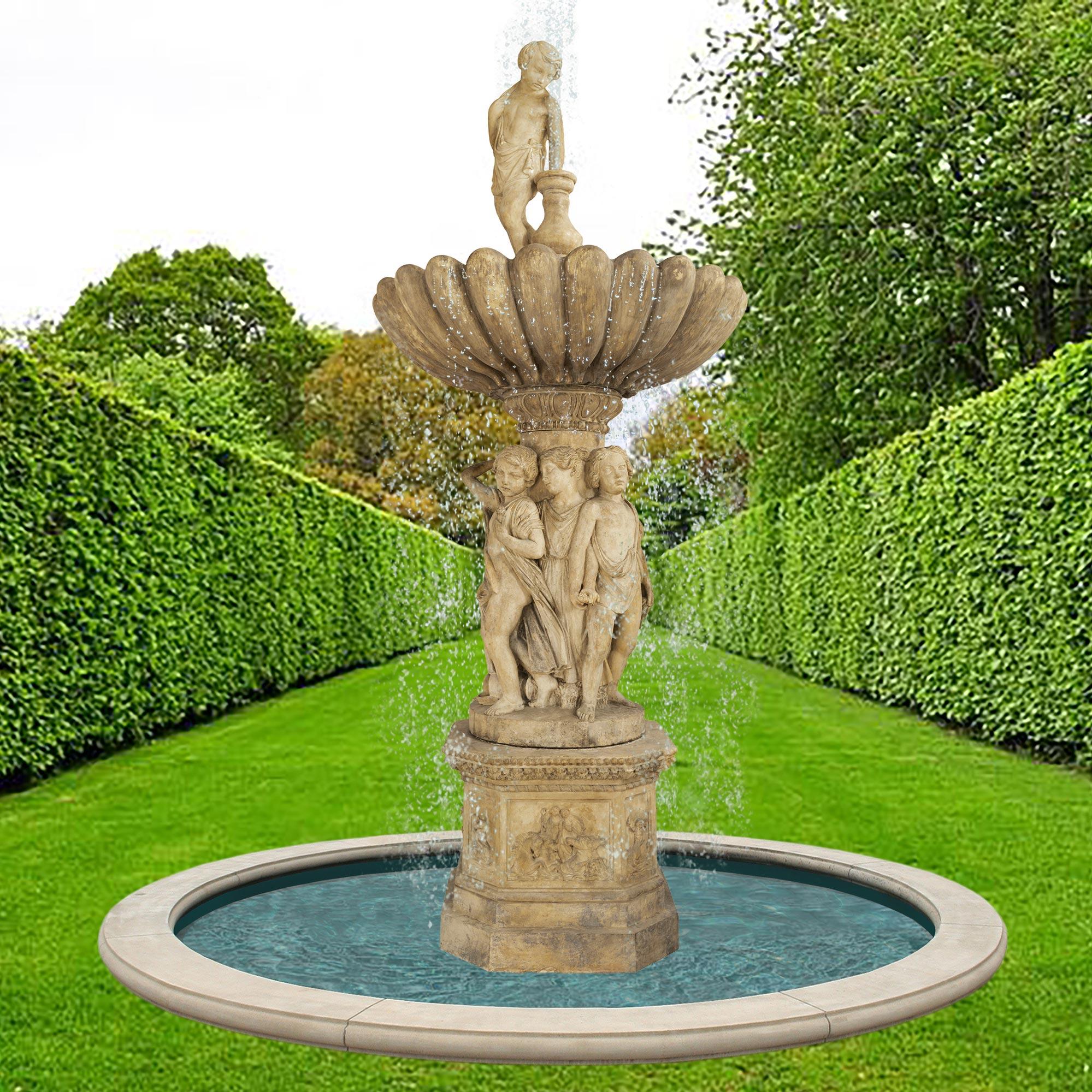Fontaine italienne en terre cuite du 19e siècle en vente 11