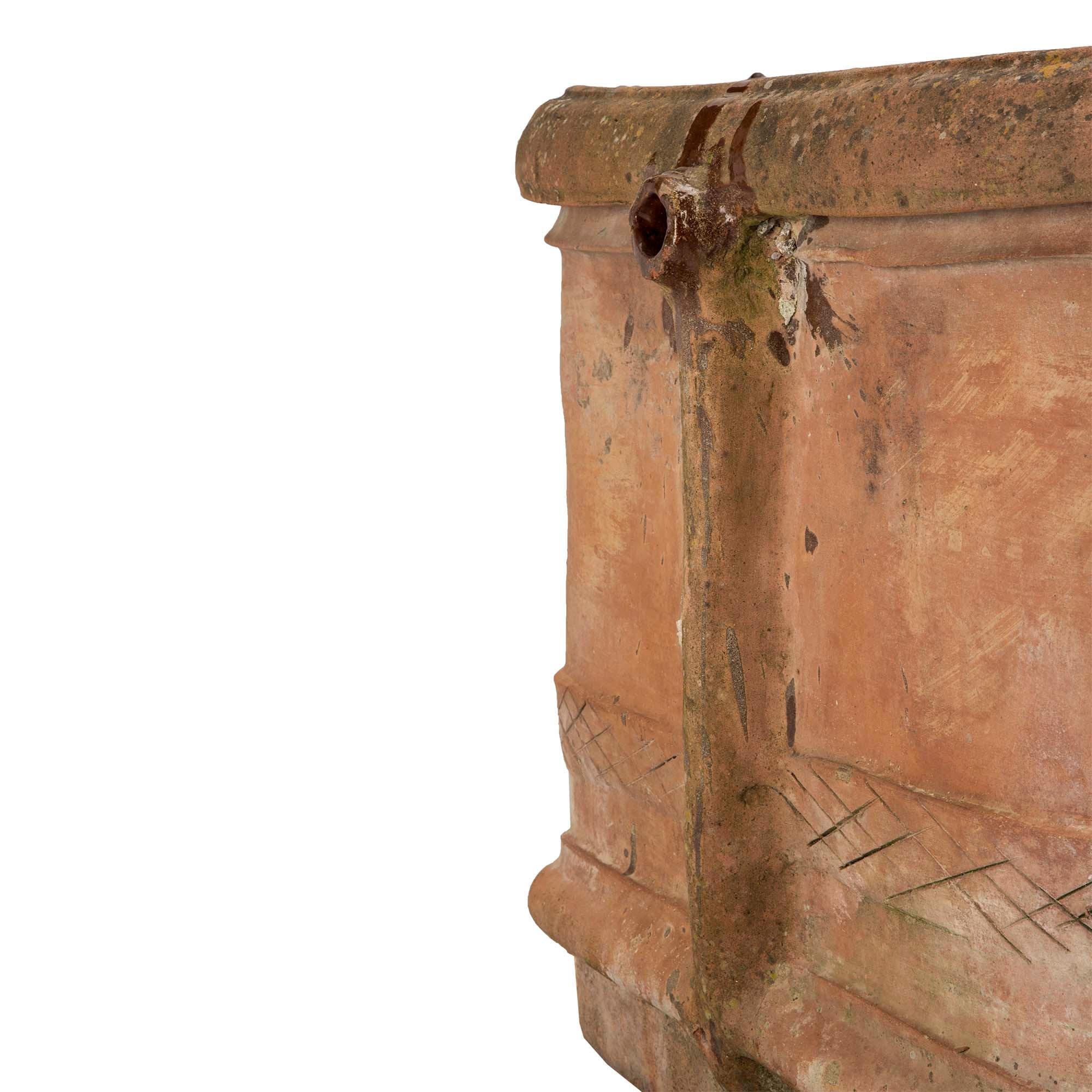 Italian 19th Century Terracotta Planter from Tuscany For Sale 3