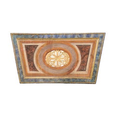 Italian 19th Century Trapezoidal Wall Plaque