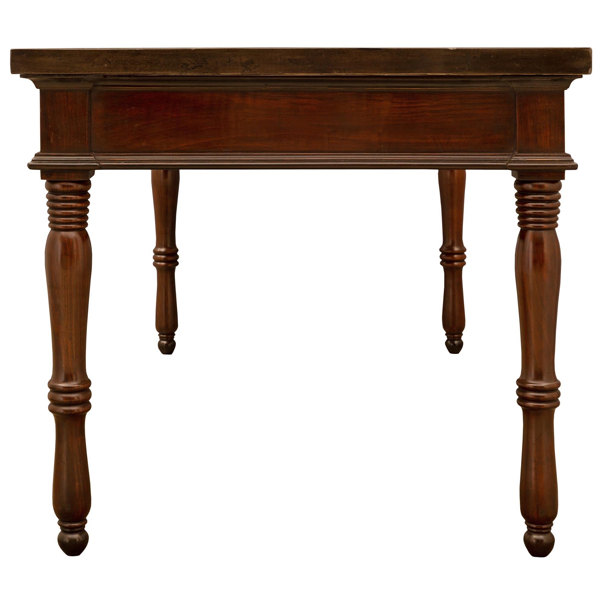 Italian 19th Century Tuscan St. Walnut and Scagliola Center Table For Sale 1