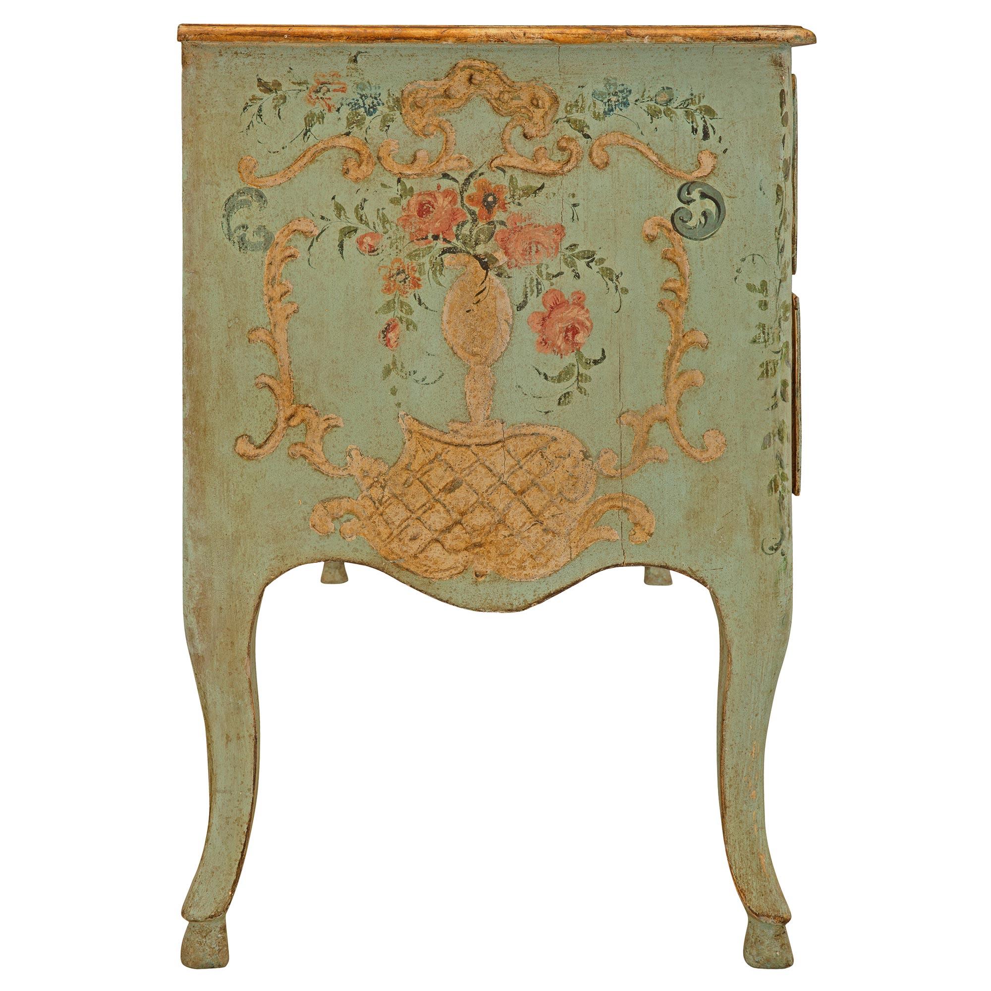 Wood Italian 19th Century Two Drawer Commode For Sale