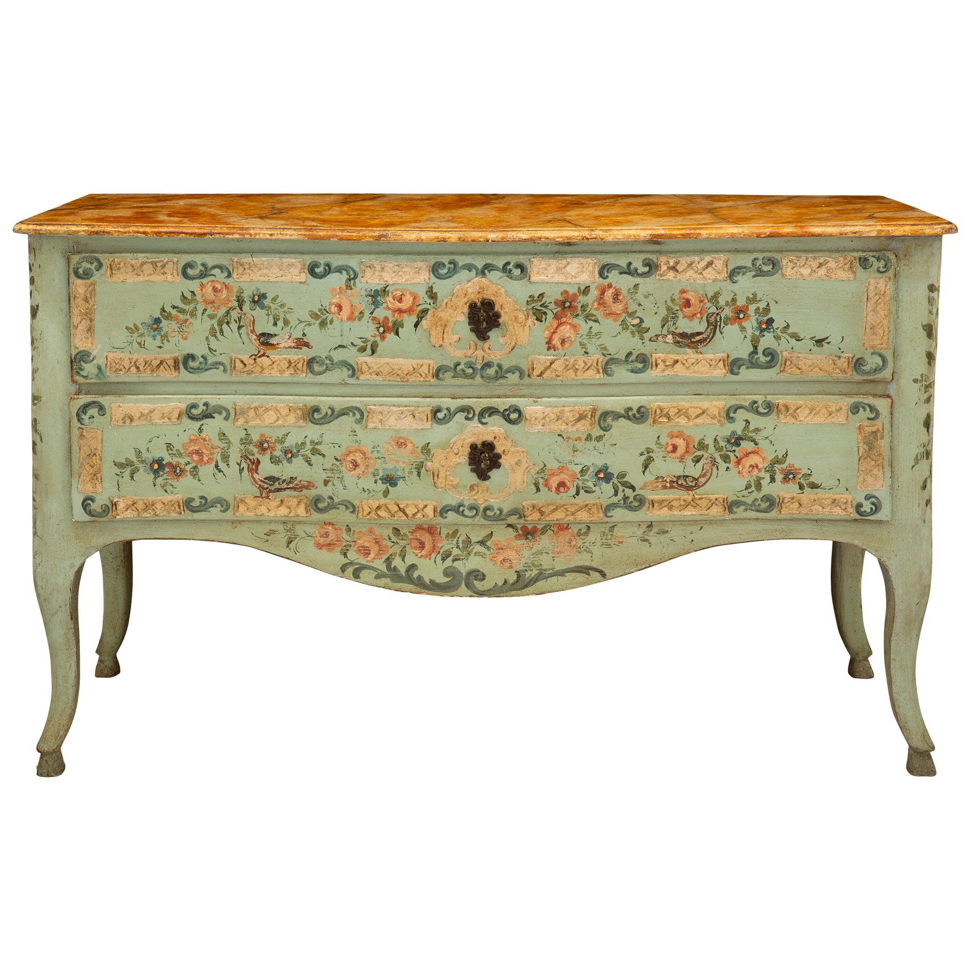 Italian 19th Century Two Drawer Commode For Sale