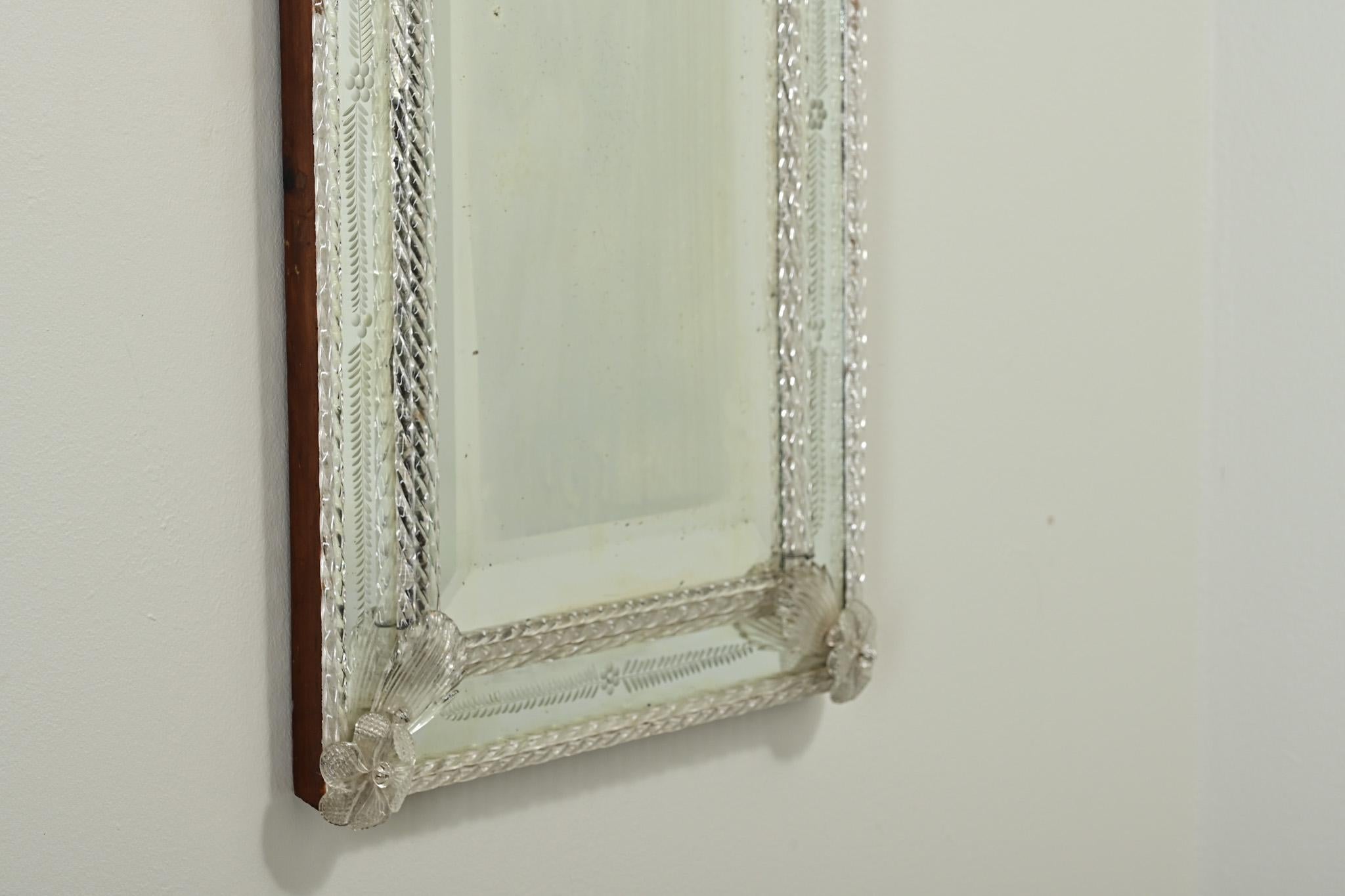 Italian 19th Century Venetian Mirror For Sale 2