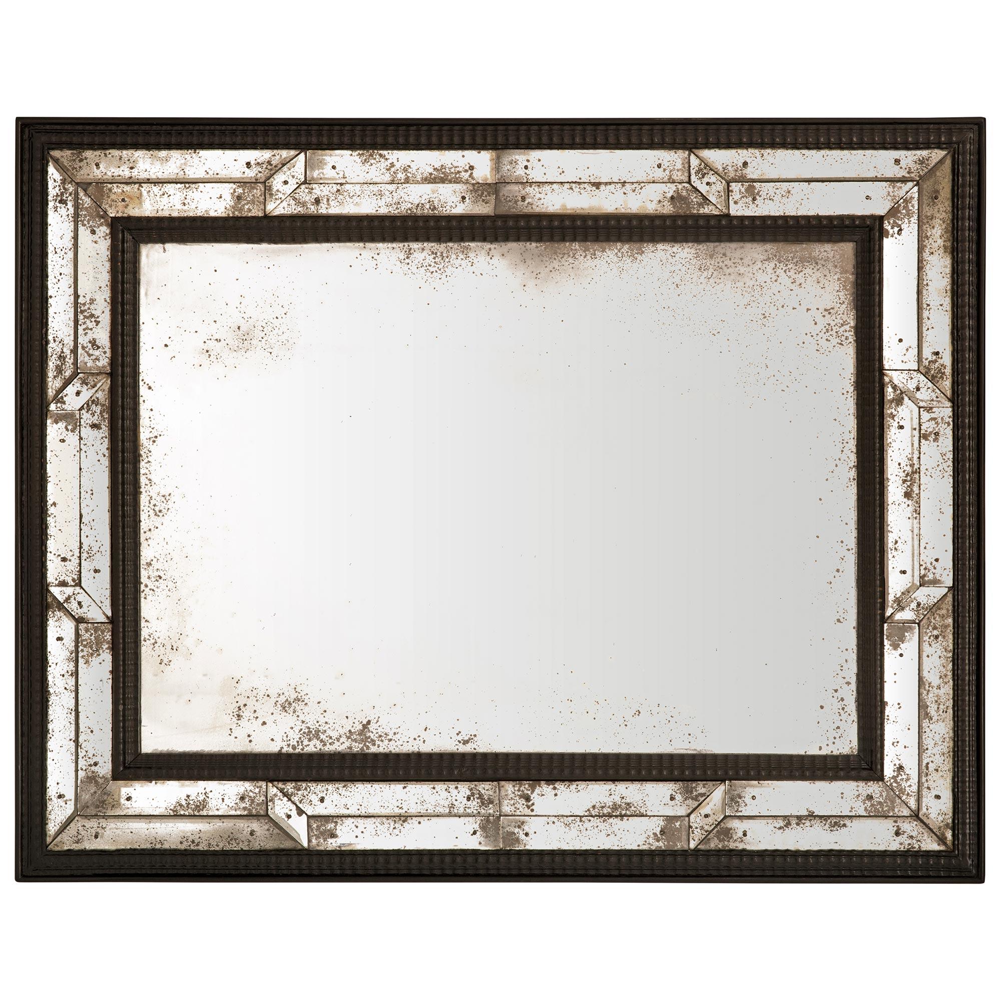 Italian 19th Century Venetian St. Ebonized Fruitwood Mirror For Sale 4