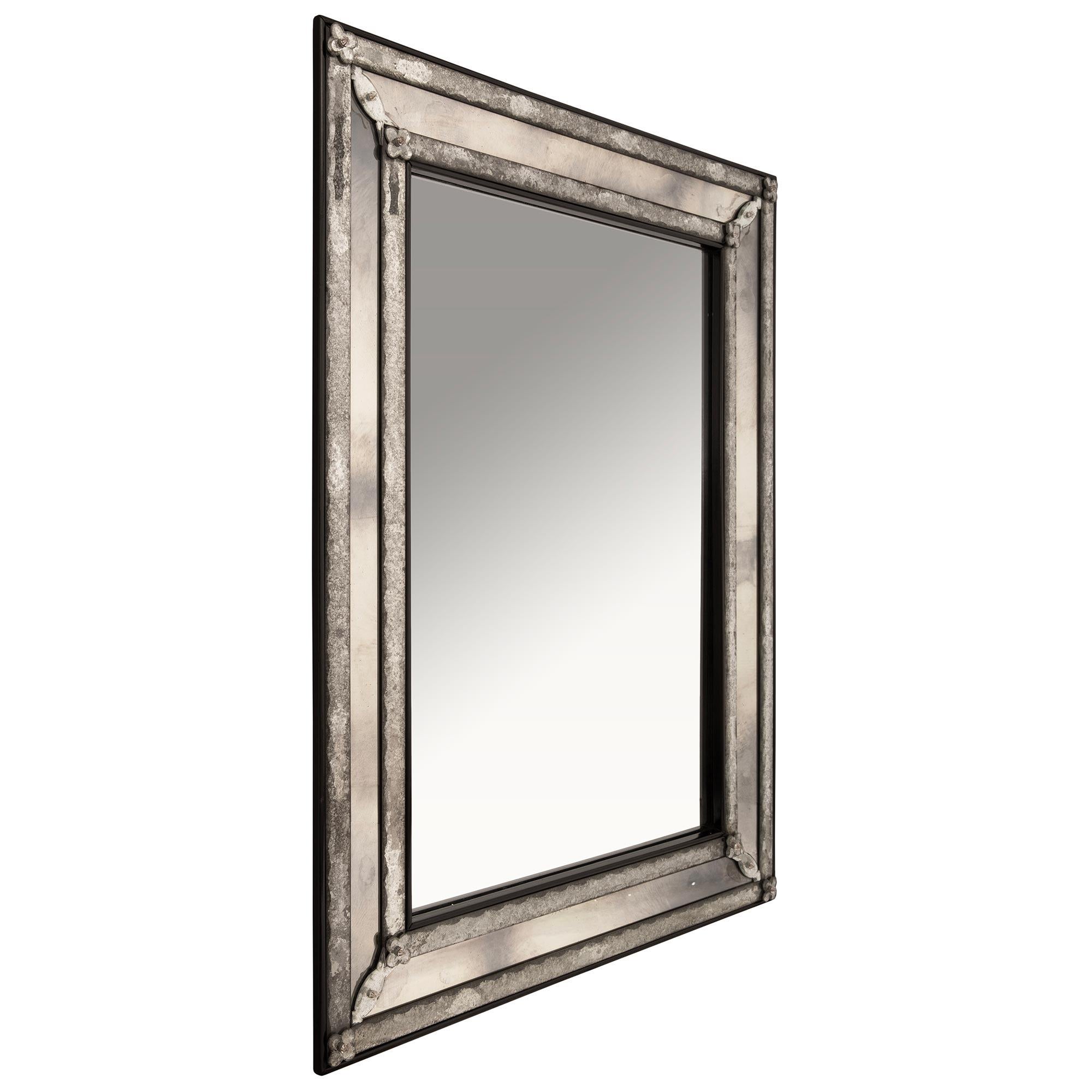 Italian 19th century Venetian st. mirror In Good Condition For Sale In West Palm Beach, FL