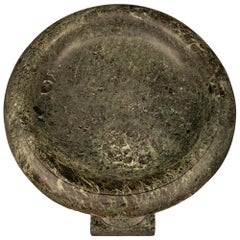 Italian 19th Century Verde Maurin Marble Bird Bath