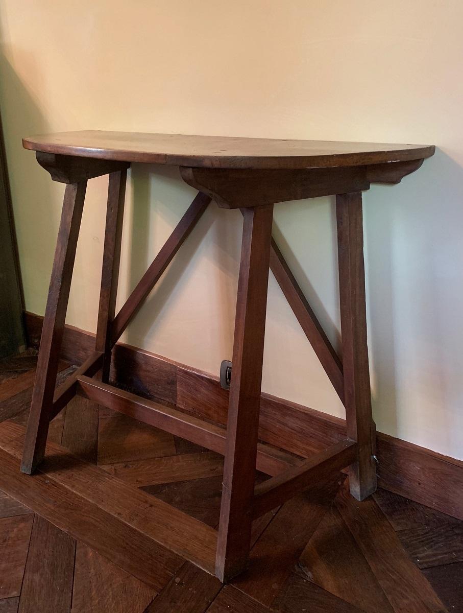 Italian 19th Century Walnut Console 5